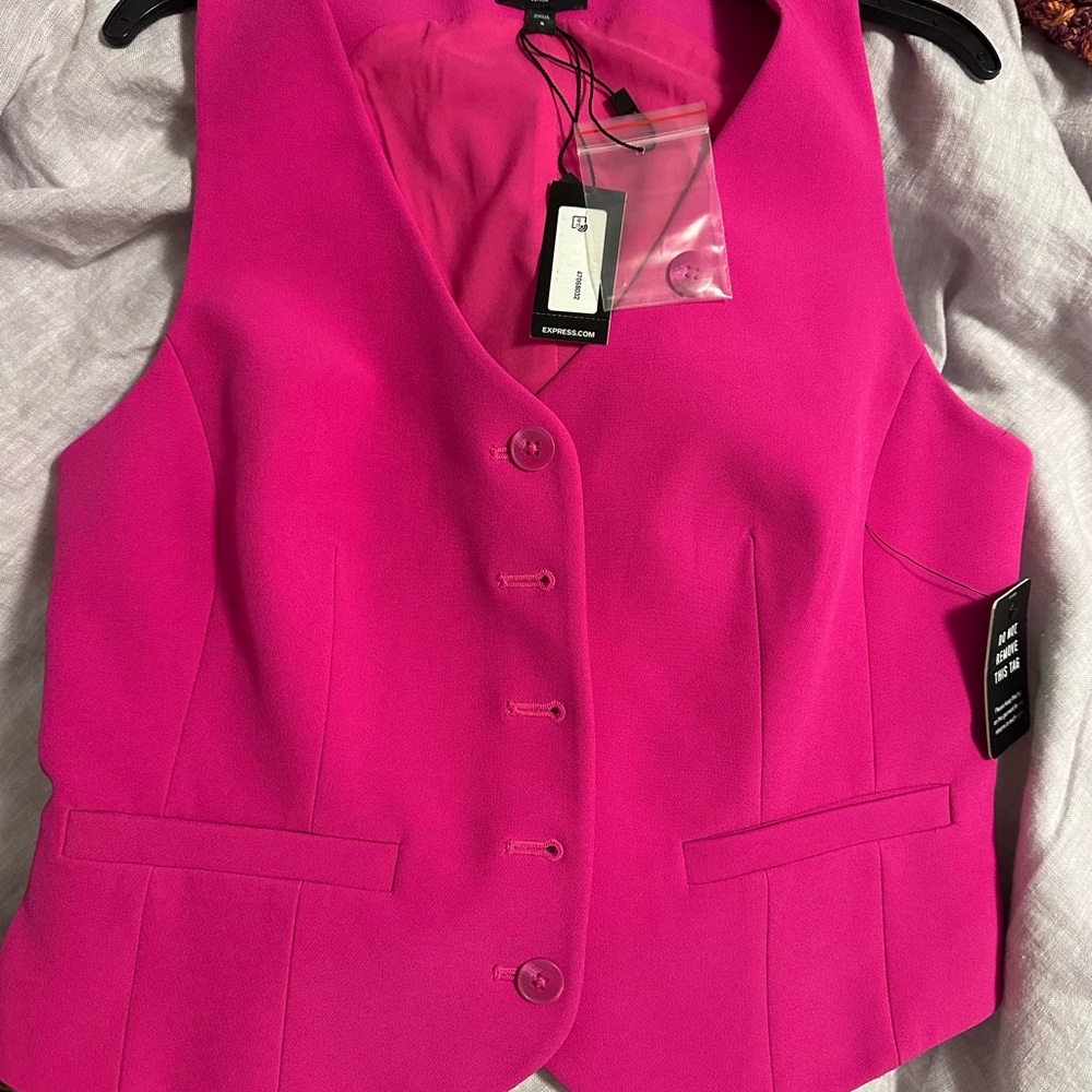 Women's Hot Pink Vest
